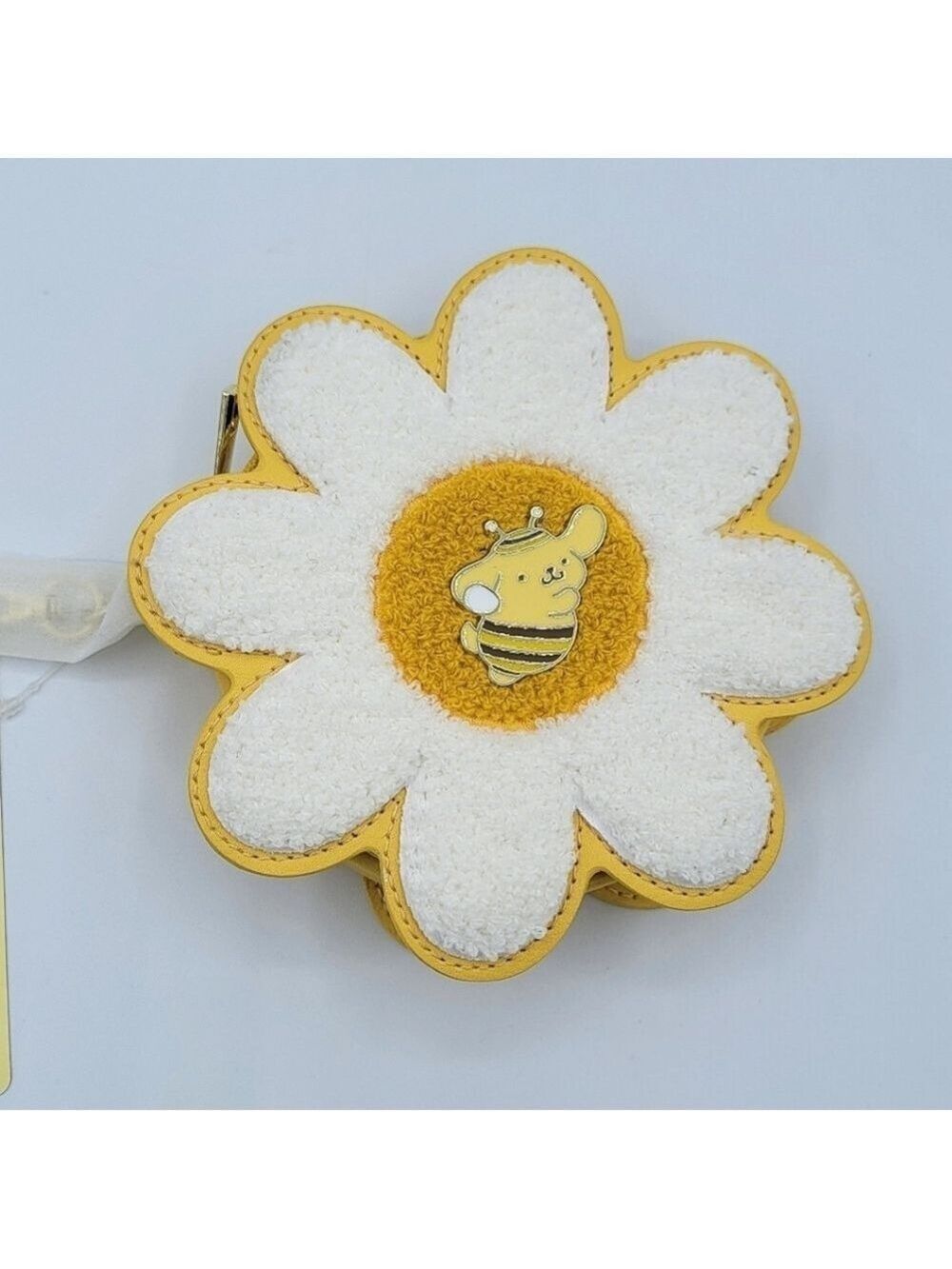 Pompompurin Honey Bee Flower Coin Purse NEW #1839